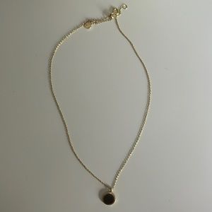 17.5 inch gold coin pendant necklace